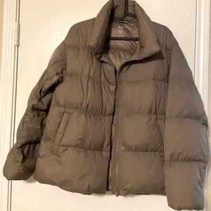 Uniqlo Ultra Light Down Cocoon Grey Puffer Jacket XS
